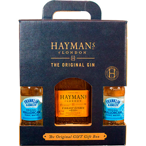GIN TIME - HAYMAN'S EXOTIC CITRUS GIN - Gaveæske