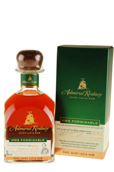 Admiral Rodney HMS Formidable St. Lucia Rum, 40%