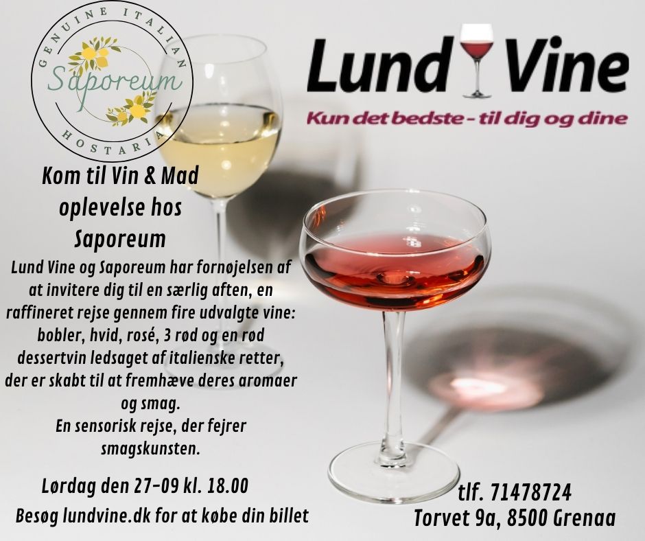 Vin & Mad oplevelse hos Saporeum