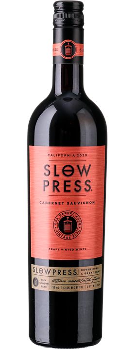 SLOW PRESS CABERNET SAUVIGNON OAK BARREL AGED, CALIFORNIA