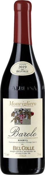 2019 Barolo Monvigliero Riserva i 1 stk. trækasse Bel Colle