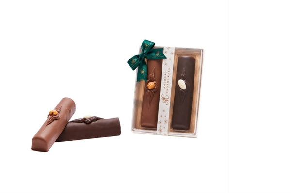 Aalborg Chokoladen Dobbelt op stænger Klassik og Nougat 260 g