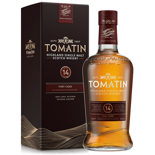 TOMATIN 14 ÅR HIGHLAND SINGLE MALT SCOTCH WHISKY PORT CASKS